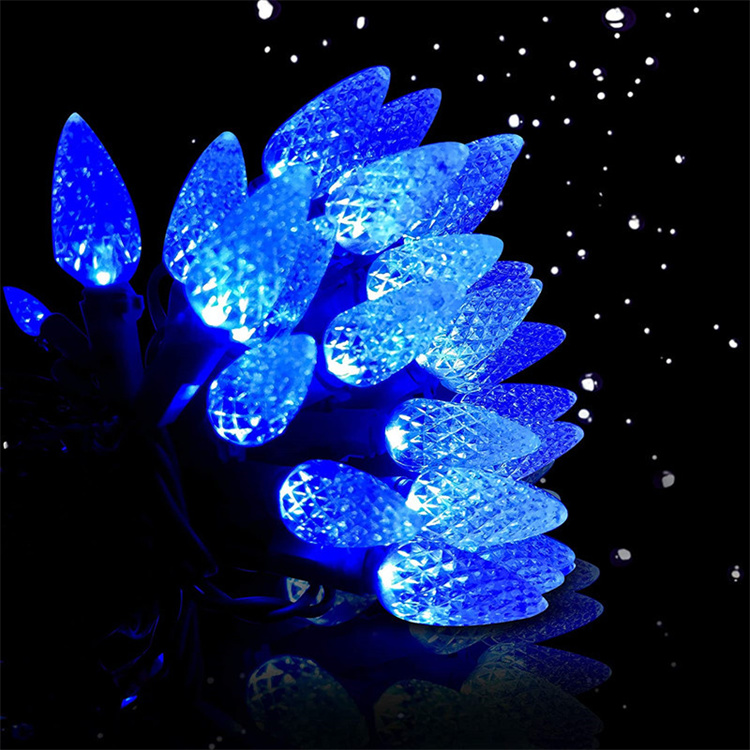 Christmas String Lights Waterproof 5m 50LEDs Bulb Fairy Lights 8