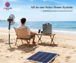 ระบบจัดเก็บข้อมูลแบบติดตั้งบนชั้นวาง JINSUN All-In-One Mini1000 พร้อมแบตเตอรี่ (1004.8Wh 200W Output) สำหรับเครื่องใช้ไฟฟ้าภายในบ้านแบบออฟกริด 60V - Product Image 1