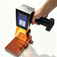 Máquina de Marcado Láser de Semiconductor Azul Portátil K8 de 100*100 mm, Grabador Portátil para Metal, Vidrio, Código de Barras, Fecha, Código de Precisión