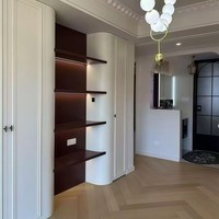 Mueble de Madera Sólida para Sala de Estar, Moderno y de Lujo, con Vitrina de Vidrio de Alta Calidad, Sin Formaldehído, de Gran Capacidad, para Botellas de Vino