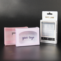 Boîte en plastique pour ongles sur mesure avec logo, boîte en plastique transparente pour ongles, emballage OEM pour ongles artificiels