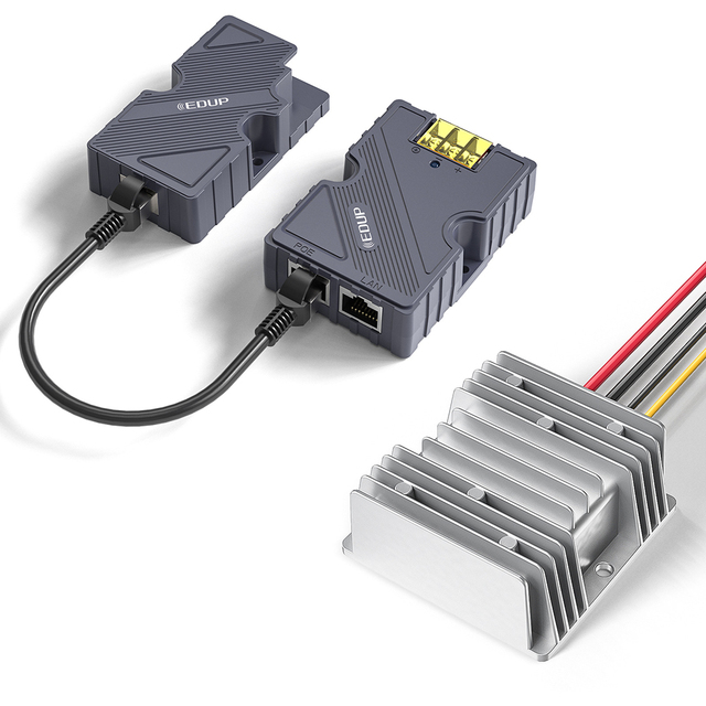 150W Starlink Gigabit PoE Injector DC Step up Converter 12V to 48V for StarLink Dish V2 Internet Kit to Router PC Outdoor RV
