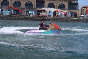 Jet-boat électrique haute vitesse 40 km/h, kart de course, mini jet-<span class=keywords><strong>ski</strong></span>, bateau personnel, sports nautiques à vendre - Product Image 2