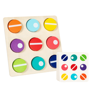 Nouveau jeu <span class=keywords><strong>de</strong></span> <span class=keywords><strong>société</strong></span> en bois 2026 pour enfants : Twister, casse-tête logique, jeu <span class=keywords><strong>de</strong></span> correspondance <span class=keywords><strong>des</strong></span> formes et <span class=keywords><strong>des</strong></span> couleurs avec cartes - Product Image 1