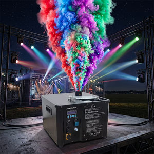 Uzaktan Kumandalı ve DMX 512 Sahne Ekipmanlı Süper Güçlü Renkli Duman Makinesi <span class=keywords><strong>DJ</strong></span> Sis Jeti Çok Renkli Mavi ve Pembe - Product Image 4