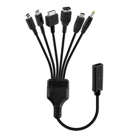 6-in-1 Typ-C PD Ladekabel für Nintendo New 3DS XL LL NDSL 2DS GBA SP PSV PSP Wii U Spielkonsole Stromversorgungskabel