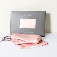 Nouvelle Offre 2026 : Taie d'oreiller de voyage en microfibre de soie premium 19mm avec fermeture éclair