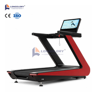 Ventes d'usine - Tapis roulant motorisé pour entraînement aérobie commercial, test de fréquence cardiaque, pour club de fitness