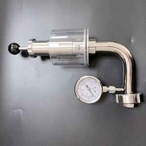 DIN acier inoxydable <span class=keywords><strong>1</strong></span> pouce Union Type Spunding Valve Food Grade Safety 2Bar Pneumatic Pressure Reducing Gauge for Water Gas - Product Image 2