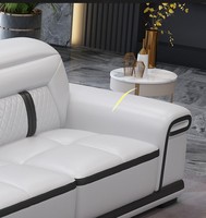 Sarung Sofa Kulit Mewah untuk Sofa Seksional Modular, Sofa Ruang Tamu, Set Furnitur Kamar Tidur, Desain Furnitur Bentuk L Modern