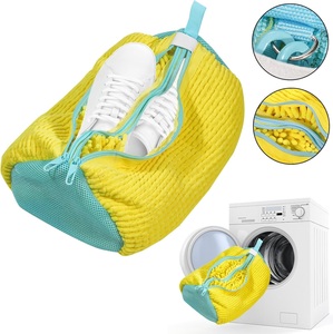 Sac de lavage pour chaussures, sac à linge épaissi pour chaussures avec coutures renforcées, conception robuste et réutilisable à double compartiment - Product Image 2
