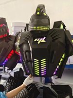2024 vente chaude LED Walker robot costume led fête led robot costume adulte scène vêtements pour fête et événement