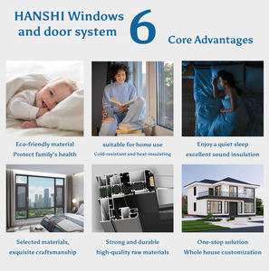 Ventana Corredera de Vidrio con Marco de Aleación de Aluminio, Doble Vidrio Templado, Insonorización y Aislamiento Térmico para el Hogar, MOQ Bajo - Product Image 4