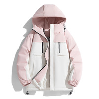 Veste d'hiver épaisse et chaude personnalisée avec logo, anti-rides et imperméable, veste d'extérieur en softshell de haute qualité