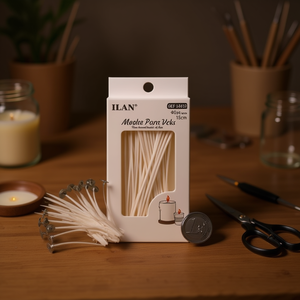 Mèches de bougies ILAN 15cm 40 pièces pour bougies DIY - Product Image 3