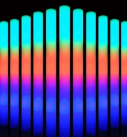 Fournitures de fête personnalisées, 3 modes, lumière LED multicolore clignotante, mousse plastique portable, style ROMANCE, bâton personnalisé avec logo pour mariage