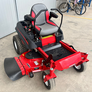 Trattorino rasaerba con guida GPS, altezza di taglio regolabile, luci di lavoro a LED, motore elettrico a 4 tempi 48V, grado industriale - Product Image 3