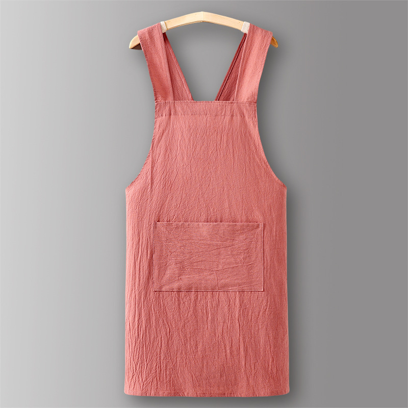 RedZJ618Coton ceinture croisée froissée pur coton