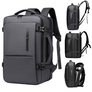 Boys' Waterproof Oxford Travel <b>Backpack</b> with USB Large Capacity 17.3-inch Computer Pack <b>Business</b> & Student Multi-functional - Product Image 1