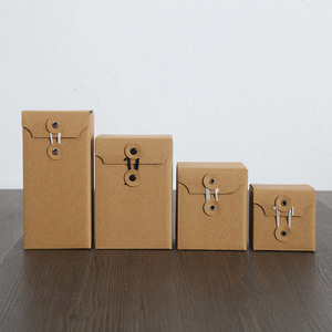 Boîte en papier kraft en gros, boîte cadeau universelle pour bouteille carrée hexagonale, miel, sauce chili, emballage de tasse - Product Image 3