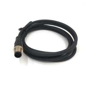 Soudure mâle codée <span class=keywords><strong>M12</strong></span> a 8Pin avec blindé, soudure de prise de codage <span class=keywords><strong>M12</strong></span> a 8pin, connecteur <span class=keywords><strong>M12</strong></span> 8pin - Product Image 4