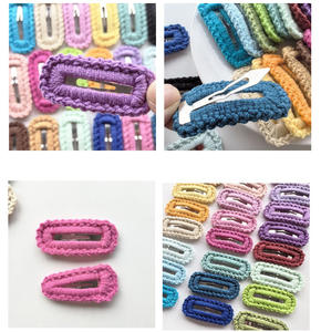 Groothandel Vrouwen Kids Snap Haarspeld Handgemaakte Gevlochten Bb Hairclip Kinderen Baby Haarspelden Accessoires Gehaakt Haar Clip Voor Meisjes - Product Image 4