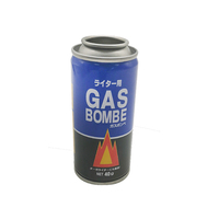 Fer-blanc de jet d'aérosol de gaz de butane peut 400ml/220ml bidon de gaz pour l'extérieur pour des pique-niques