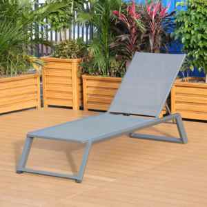 Chaise longue <span class=keywords><strong>de</strong></span> piscine avec roues métal <span class=keywords><strong>aluminium</strong></span> mobilier d'extérieur empilable <span class=keywords><strong>jardin</strong></span> plage chaise longue lit pour hôtels <span class=keywords><strong>de</strong></span> loisirs - Product Image 4
