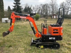Mini-excavatrice électrique HERESTRONG NT12EV de 1,2 tonne, alimentée par batterie, zéro émission, compacte, <span class=keywords><strong>sur</strong></span> chenilles, pour travaux agricoles et de jardinage, OEM - Product Image 5