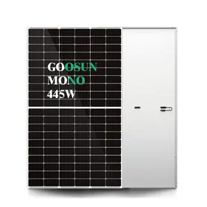 GOOSUN Hot Sale Mono PV Modules Cell Solar Panel Manufacturer Supplier 445W 450W 455W 460W 465W For Home Roof Solar Power System