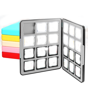 Boîte de support de jeu pour 3DS/<span class=keywords><strong>DSi</strong></span>/<span class=keywords><strong>DS</strong></span> <span class=keywords><strong>Lite</strong></span> 24 en 1 Magnetic Games Card Case Holder Cartridge Box - Product Image 1