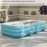 Piscinas Inflables Familiares en Oferta para Patio Trasero, Alberca sobre el Suelo para Niños y Adultos, Fácil de Instalar y Personalizable