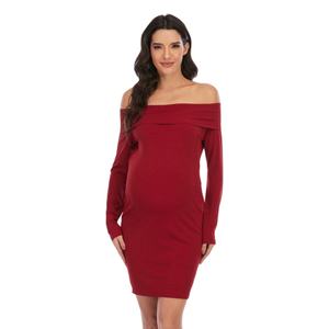 Vêtements de maternité personnalisés, pyjamas de grossesse, vêtements de détente, confort élastique et extensible, vêtements de nuit en modal confortables en une seule pièce - Product Image 4