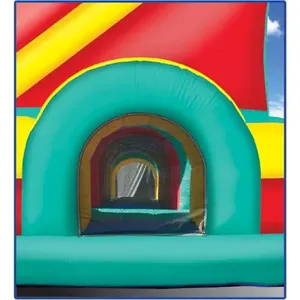 झटका अप बच्चों वयस्क उछाल घर हवा स्लाइड Inflatable बाधा कोर्स