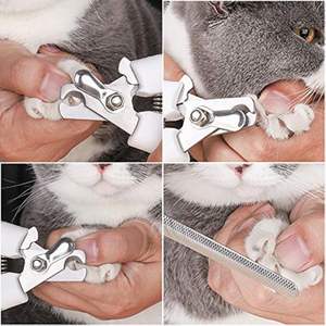 छोटे कुत्तों और बिल्लियों के लिए निर्माता हॉट सेलिंग सहज पालतू नेल क्लिपर स्टेनलेस बड़े कुत्तों के लिए नेल क्लिपर सेट सुरक्षा - Product Image 5