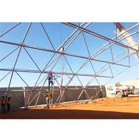 Dome Steel Space Frame Building Outdoor Structuur Kolen Opslag Bunker