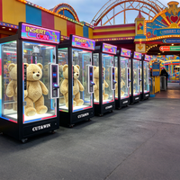 Machine de jeu d'arcade à ciseaux simple, à réaction rapide, avec écran entièrement transparent, pour parcs d'attractions, modèle Leon CUT& WIM