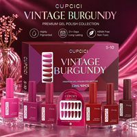 Cupcici – Ensemble de vernis à ongles en gel 6 couleurs – Gel UV semi-permanent de qualité salon, kit de nail art pour débutants et professionnels