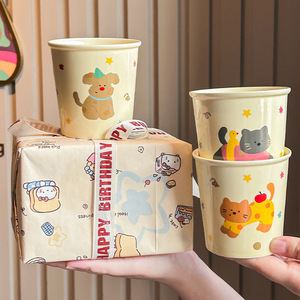 Taza de Cerámica con Diseño de Cachorro de Dibujos Animados, Linda Taza de Café, Taza de Leche para el <span class=keywords><strong>Desayuno</strong></span> para Niñas, Taza para Beber Diaria - Product Image 1
