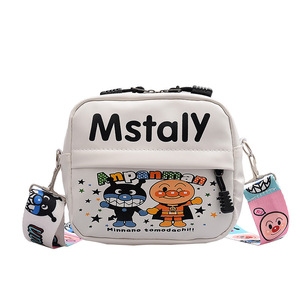 2024 personnalisé unisexe enfants filles dessin animé graffiti sac à bandoulière pu messager sac à bandoulière pour les enfants - Product Image 1