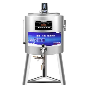 Mesin jus susu pasteurisasi Uht, mesin pasteurisasi kecil untuk tangki jus 100 liter 200L Tiongkok