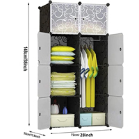 Commode avec Coffre de Rangement pour Vêtements d'Enfants, Armoire de Rangement Domestique en Acier Inoxydable et Plastique pour Cuisine