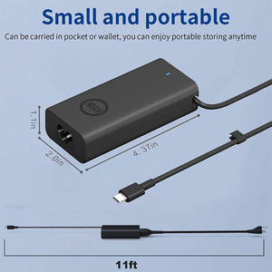 Wear Resistant 65W GaN <b>Adapter</b> For Dell Commercial Use, Durable Shell, Adapt To Frequent <b>Plug</b> And Daily Use - Product Image 3