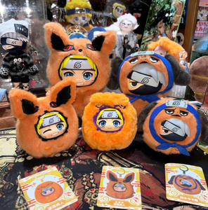 100% Auténtico, Narutoes, Bestias Adorables, Lindas Figuras de Colección en Caja Ciega, Mercancía de Anime, Llaveros de Peluche, Mochilas, Regalos - Product Image 2