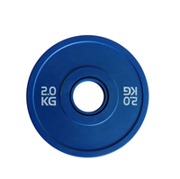 Plaques de musculation fractionnelles en acier recouvert de caoutchouc NP300304, petites plaques bumper, prix compétitif, nouvelle collection