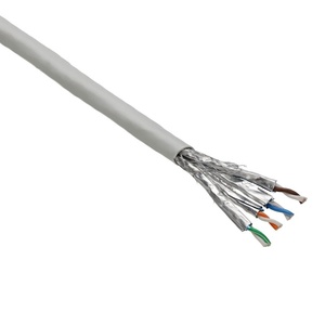 Cat7 LAN Cáp 1000ft 22AWG S/FTP 4-Pair 1000MHz tinh khiết Đồng che chắn cáp Ethernet chống cháy tốc độ cao truyền dữ liệu - Product Image 1