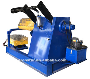Tự động 3 5 <span class=keywords><strong>7</strong></span> 8 10 tấn tấm kim loại cuộn dây thép dải của nhãn hiệu uncoiler máy thủy lực decoiler với tải xe - Product Image 5