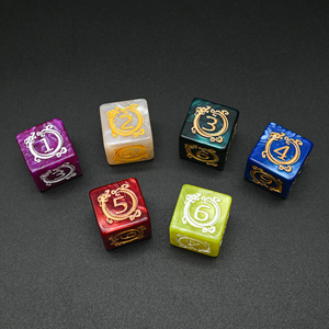 Ensembles de dés polyédriques en acrylique Cloud Dragon pour jeux de société <span class=keywords><strong>RPG</strong></span>, service d'impression personnalisée en gros pour entreprises - Product Image 5
