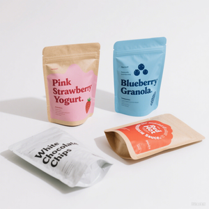 Hochwertige, individuell bedruckte, biologisch abbaubare Beutel für Salz, Snacks, Gewürze, Nüsse und Lebensmittelverpackungen aus Mylar. - Product Image 5