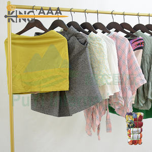 กระโปรงสั้นผ้าฝ้าย Puyi เสื้อผ้า<span class=keywords><strong>มือ</strong></span>สองจากญี่ปุ่น - Product Image 4